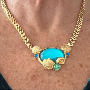 TRIFARI Kunio Matsumoto Jelly Belly Necklace Rare!